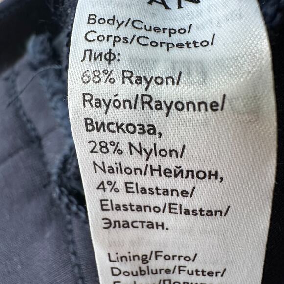 Spanx The Perfect Pant Back Seam Skinny Pants Womens Small Tall Navy Blue 20251T - Picture 7 of 11